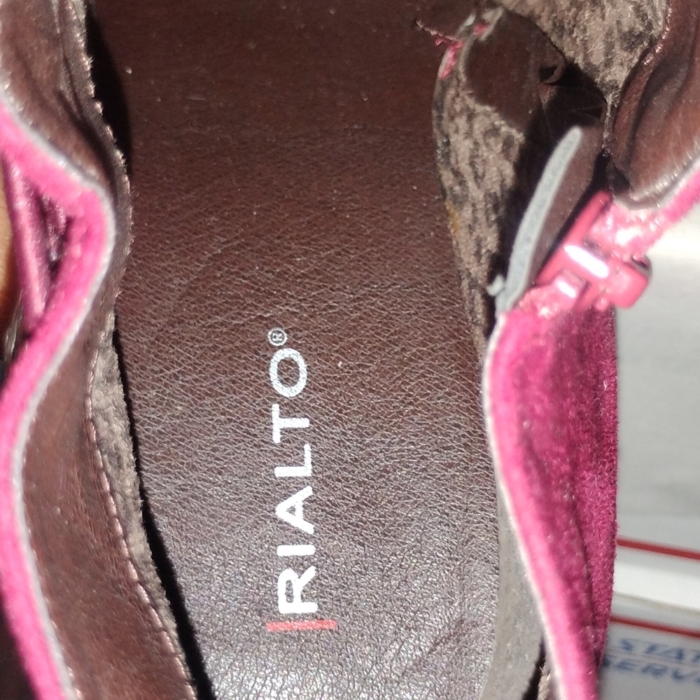 RIALTO Womens Cairo Fabric Closed Toe Ankle Fashion Suede Boots, Size 10M - Picture 7 of 12